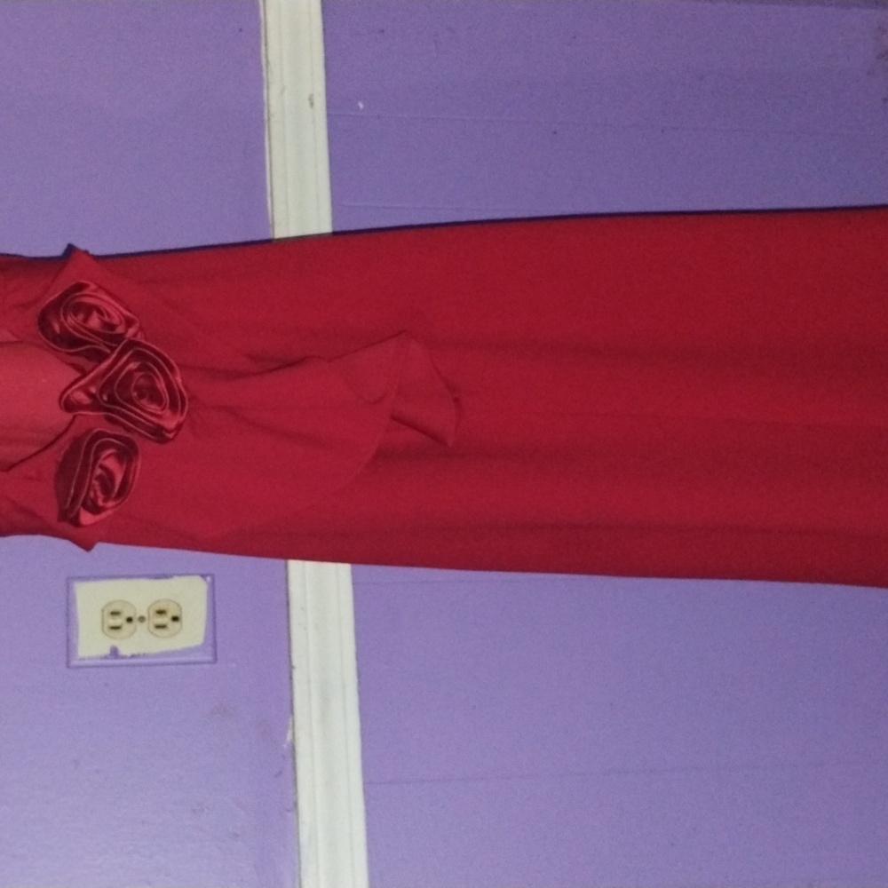 Red Backless Dress - Picture 4 of 5